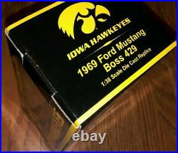 Iowa Hawkeyes 1969 Ford Mustang Boss 429 Full Detail High Quality 138 Scale NEW