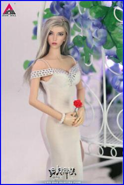 JIAOU Doll 1/6 Angel Yan Beauty Girl Female Figure Set White&Red Dress Ver