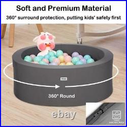 JOYMOR Extra Large Soft Foam Ball Pit 36.6 x 13 in Large Sponge Round Ball Pool