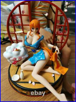 Japan Statue Nami Kimono Ver PVC Anime Model Figure 30cm one Piece Girl Toys