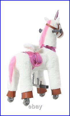 JoJoPooNy Ride on Unicorn Toys for Girls, Ride on Horse Riding Pony for Child