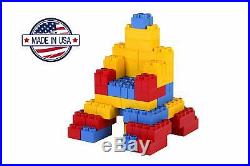 Jumbo 96-Piece Colored Blocks Standard Building Set, Kids Toy For Boys And Girls