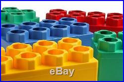 Jumbo 96-Piece Colored Blocks Standard Building Set, Kids Toy For Boys And Girls