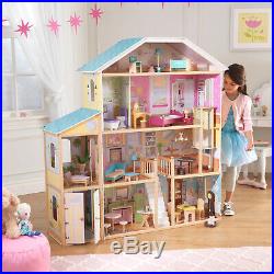 KidKraft Majestic Mansion Dollhouse with 34 Accessories Kids Girls Play Toys