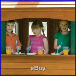 Kidcraft Big Outdoor Playhouse Palplay For Kids Boys Girls Outdoor Cottage Cabin