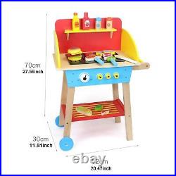 Kids BBQ Grill Toy Set Professional Kids BBQ Grill Playset for Boys Girls