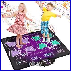 Kids Dance Mat Toys 2-Player Dance Pad Gifts for Girls Boys Toddlers 3 4 5