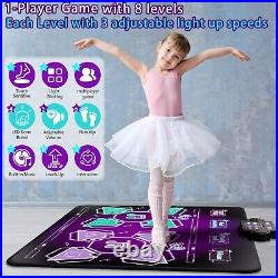 Kids Dance Mat Toys 2-Player Dance Pad Gifts for Girls Boys Toddlers 3 4 5