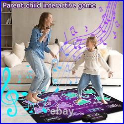 Kids Dance Mat Toys 2-Player Dance Pad Gifts for Girls Boys Toddlers 3 4 5 6 7