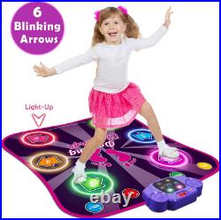 Kids Dance Mat for Girls Toys for 4 5 6 7 8-10 Year Old Girl Birthday Gifts