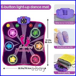 Kids Dance Mat for Girls Toys for 4 5 6 7 8-10 Year Old Girl Birthday Gifts