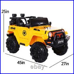 Kids Electric Off-road Truck Manned Ride-On Car Truck Off-road Toy With LED Light