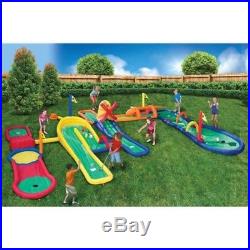 Kids Inflatable Mini Golf Adventure Park for Boys Girls Family Outdoor Game