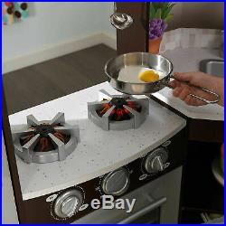Kids Little Chefs Cooking Play Kitchen with Lights & Sounds for Boys and Girls