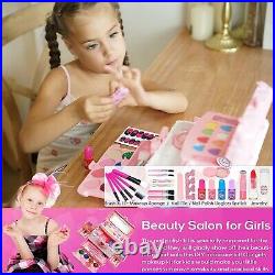 Kids Makeup Kit for Girl Kids Makeup Kit Toys for Girls, Play Real Makeup Girls