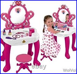 Kids Makeup Table for Girls Vanity Set Childrens with Mirror 6 3 Year Old Toys