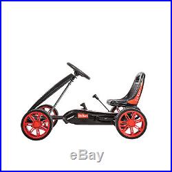 Kids Pedal 4 Wheels Go kart Powered Cars Outdoor Toy Bike for Boys and Girls Red