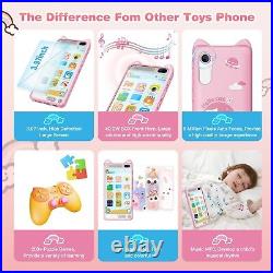 Kids Smart Phone Toys for Girls 3.97 Touchscreen Toddler Phone Learning Toy