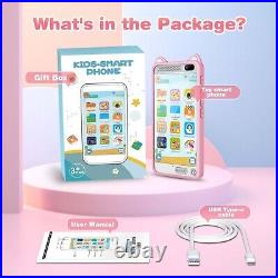 Kids Smart Phone Toys for Girls 3.97 Touchscreen Toddler Phone Learning Toy