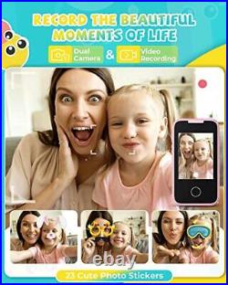 Kids Smart Phone Toys for Girls Ages 3-7 with Dual Camera Toddler Phone