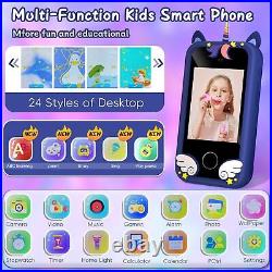 Kids Smart Phone for Girls, 2.8 Touchscreen Toddler Learning Play Toy Phone