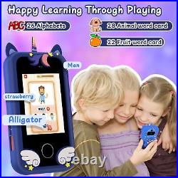 Kids Smart Phone for Girls, 2.8 Touchscreen Toddler Learning Play Toy Phone