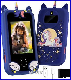 Kids Smart Phone for Girls, 2.8 Touchscreen Toddler Learning Play Toy Phone wit