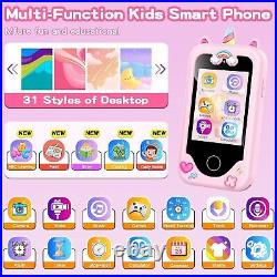 Kids Smart Phone for Girls Toddler Birthday for Boys 3 4 5 6 7 8 Years Old Pr