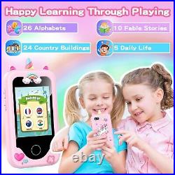 Kids Smart Phone for Girls Toddler Birthday for Boys 3 4 5 6 7 8 Years Old Pr