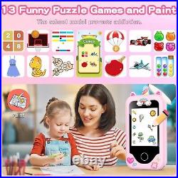 Kids Smart Phone for Girls Toddler Birthday for Boys 3 4 5 6 7 8 Years Old Pr