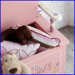 Kids Storage Bench Princess Castle Chair Toy Containers For Toys Box Girls Room