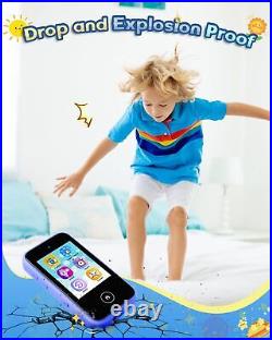 Kids Toddler Phone Toys for Girls Boys Age 3-6, MP3 Music Player with Dual Ca