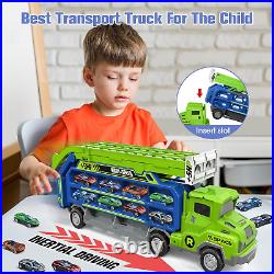 Kids Toys for 2 3 4 5 6 7 8 Years Old Boys, Carrier Truck Transport Car Toys, Fo