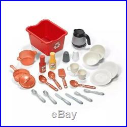 Kitchen Play Set For Kids Pretend Playset Baker Toy Cooking Toddler Girls Boys
