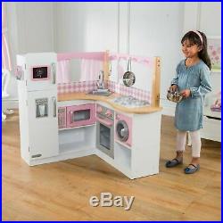 Kitchen Play Set Toys For Girls Children Kids Pretend Cooking Food Playset Best