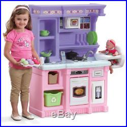 Kitchen Playset For Girls Pretend Play Refrigerator Toy Cooking Set Toddler Kids