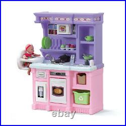 Kitchen Playset For Girls Pretend Play Refrigerator Toy Cooking Set Toddler Kids