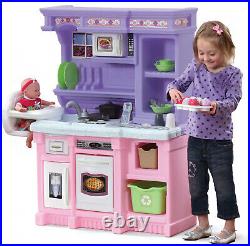 Kitchen Playset For Girls Pretend Play Toy Cooking Set Toddler Kids 30 Piece