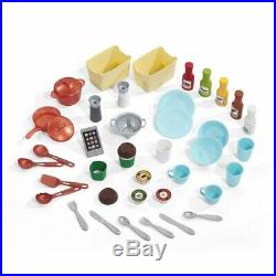 Kitchen Playset For Kids Boy and Girls Pretend Play Refrigerator Toy Cooking Set