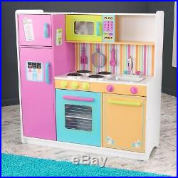 Kitchen Playset Toy For Girls Boys Children Kids Pretend Play Kitchens Wooden