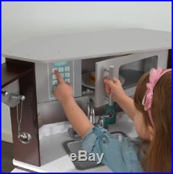 Kitchen Playset Toy For Girls Boys Children Kids Pretend Play Kitchens Wooden