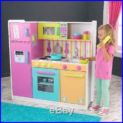 Kitchen Toy Play Set For Girls Children Kids Cooking Playset Pretend Play Toys