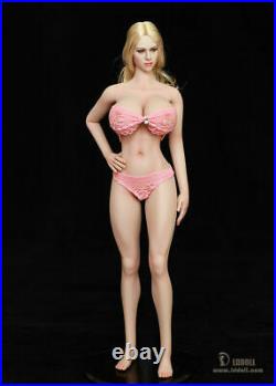 LDDOLL 1/6 Girl Flexible Silicone Body 28XL Pink Skin Seamless 12 Figure Body