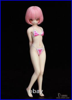 LDDOLL 22S 1/6 Girl Silicone Body Figure Model Pink Skin 22cm Details No Head