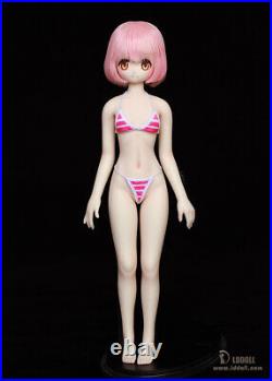 LDDOLL 22S 1/6 Girl Silicone Body Figure Model Pink Skin 22cm Details No Head