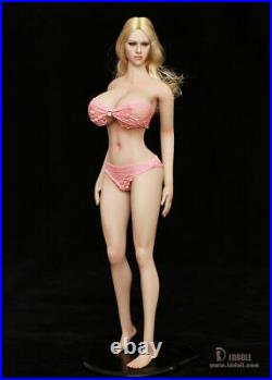 LDDOLL 28XL 1/6 Girl Flexible Silicone Body Pink Skin Seamless for 12 Figure