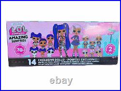 LOL Surprise Amazing 14 Dolls 2 Playsets For Girls Kids Toy Ages 3 4 5 6 New