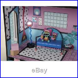 LOL Surprise Big Doll House Wooden Dollhouse Furniture Set Playset Toy For Girls