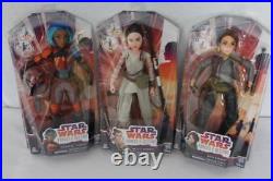 LOT Star Wars Forces of Destiny 3 Action Figures Disney 11 Dolls Girls Toys
