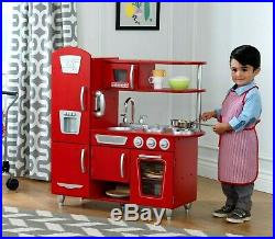 Large Kitchen Play Set For Kids Wooden Toy Pretend Baker Cooking Girls Boys